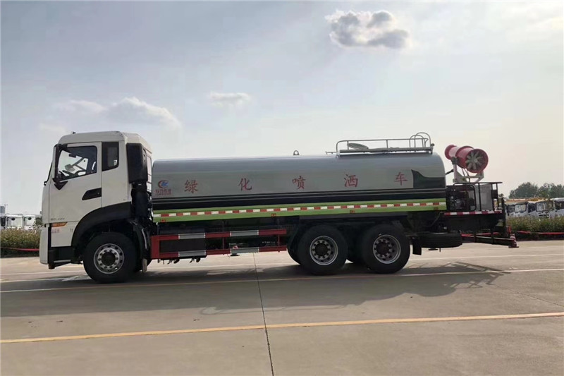 東風(fēng)天龍后八輪20噸噴霧車，國六綠化噴灑車